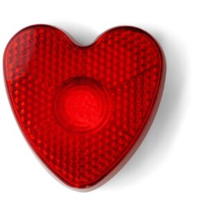Blinkleuchte "Herz" mit Clip